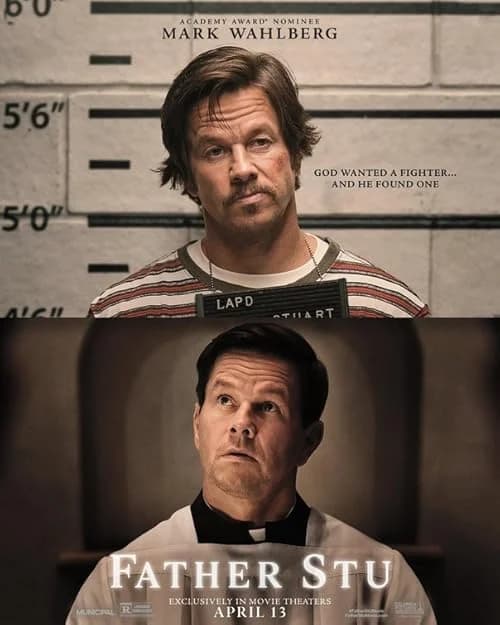 Father Stu film posteri