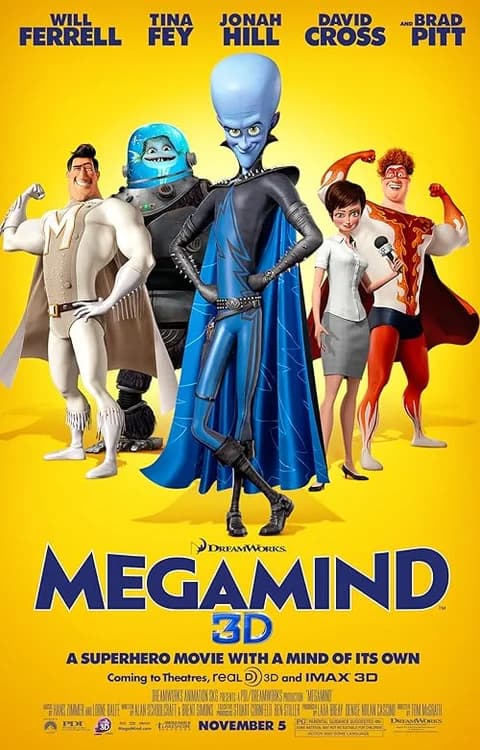 Megamind film posteri